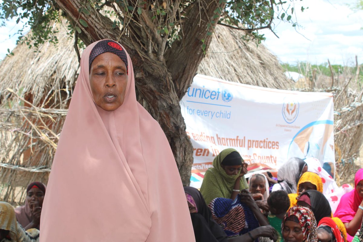 Survivor from Faulu women group shares how training transformed lives, now seeking @UNICEFKenya's support for tanks for farms, cash transfers for vulnerable women, and tents for milk sellers' shade. Let's empower these resilient women! #WomenEmpowerment #UNICEFSupport