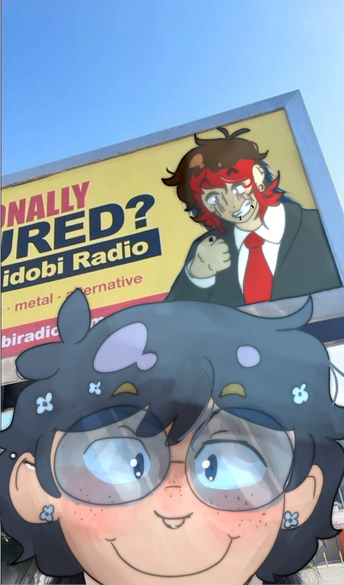 Bagel_Mannn's tweet image. Hippie Florian and rockstar mori :3 #emori made by @shrimperini !!