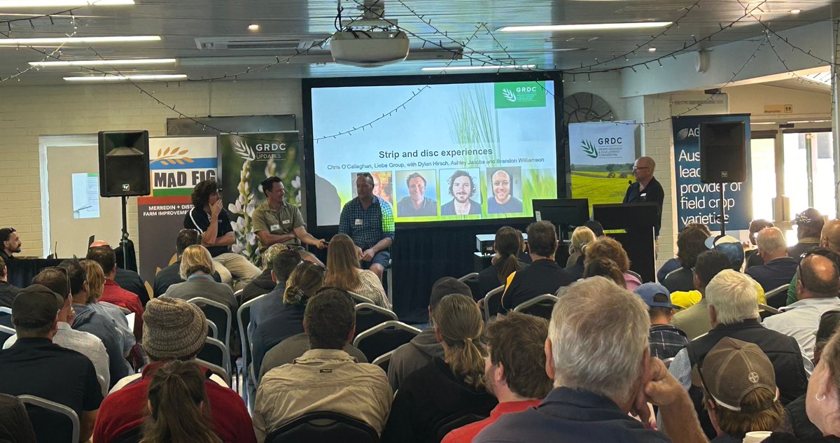 THANK YOU to everyone who made last week's @theGRDC research update event in Muka a success! To our speakers for their insightful presentations, all attendees for investing your time to learn and to our sponsors, supporters & committee for bringing together such a positive event!