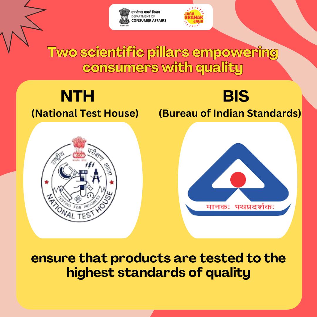 National Test House and BIS ensuring consumer safety & satisfaction. #ConsumerConfidence #ScientificPioneers #NationalTestHouse #BIS #QualityAssurance