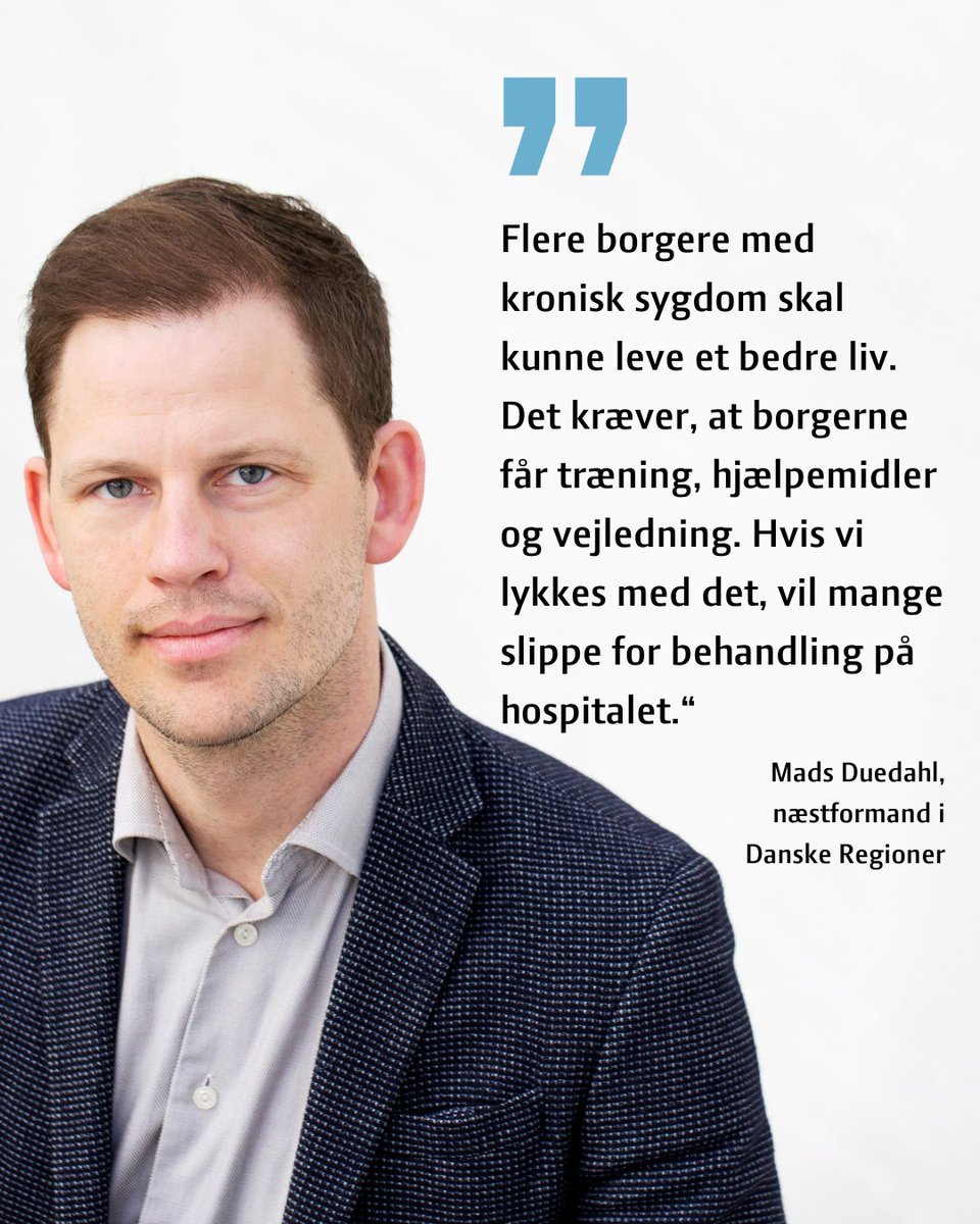 Mere end hver 3. dansker lever med en eller fl. kroniske sygdomme. Sammen med @DiabetesDK @Lungeforeningen og @Gigtforeningen foreslår vi nu at indføre grundpakkeforløb til borgere med kronisk sygdom. Forslaget er m. inspiration fra succesen m. kræftpakkerne.