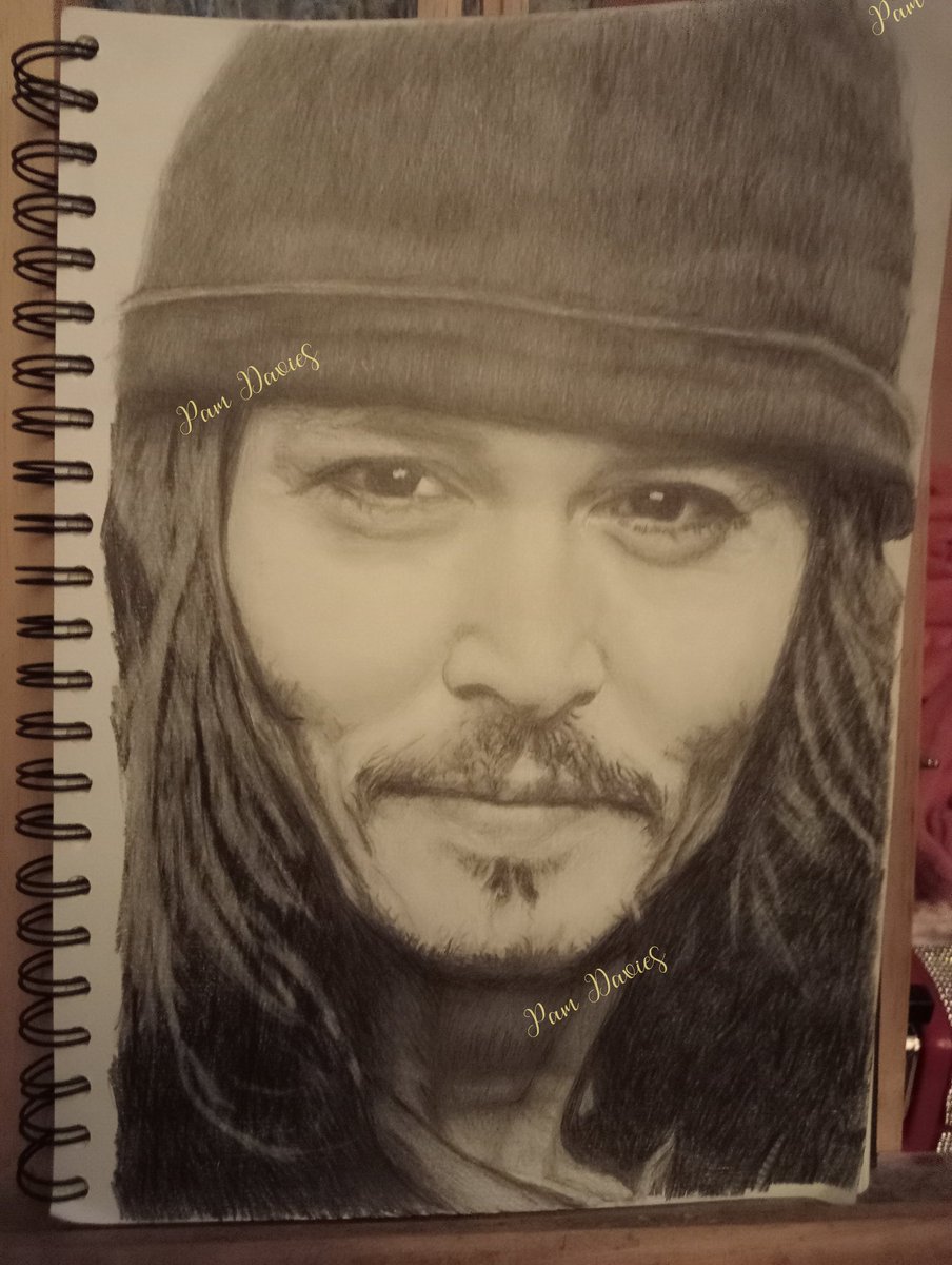 My latest drawing of JD. Sorry I haven't posted in ages, my mum had a fall so I've been looking after her, but she is fine now. So I am back to my drawings again ❤️