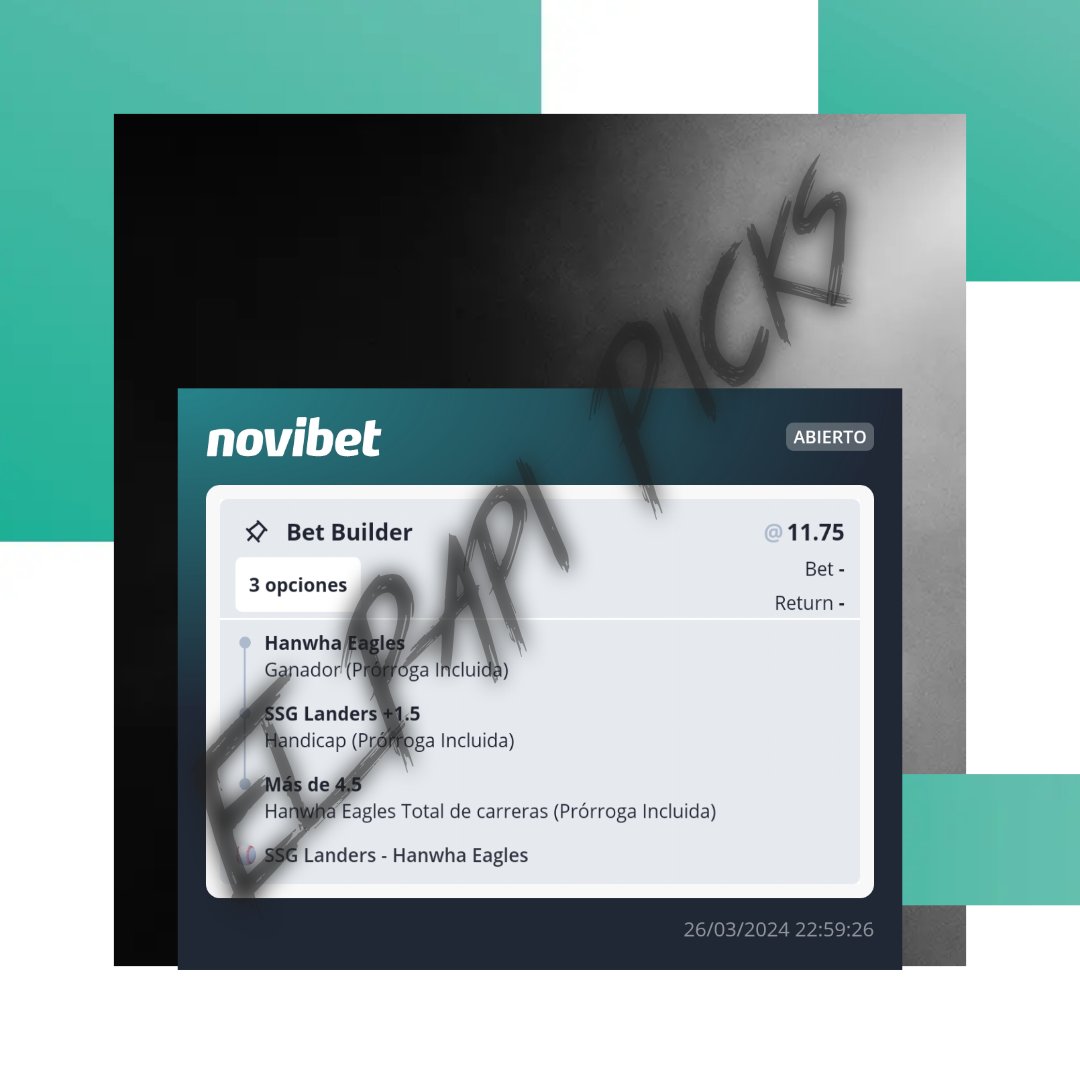 ElPapiPicks's tweet image. Para amanecer verdes!!!!

#casinomexico
#apuestasdeportivas
#apuestasvip
#apuestasmexico
#parleys
#stake10
#bets
#betsvip
#nbapuestas
#nhlapuestas
#futbolapuestas
#stakazo