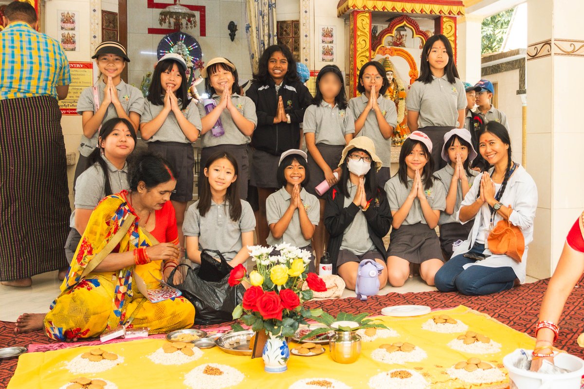 NISYangon's tweet photo. 🌟🎉Our Year 5 students embarked on an enriching journey into the vibrant world of Hinduism, immersing themselves in a day of celebration and learning with many exciting activities! 

#NetworkInternationalSchool #NetworkPrimary #HoliCelebration #CulturalExploration #Year5 https://t.co/nxYhq7TnJz