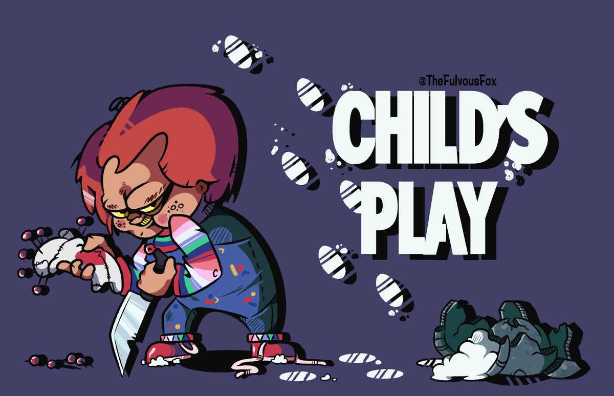Watched Child's Play for the first time the other night, and I REALLY enjoyed it. Fascinated by #chucky 's animatronics- an all around stellar film. #artistsontwitter
