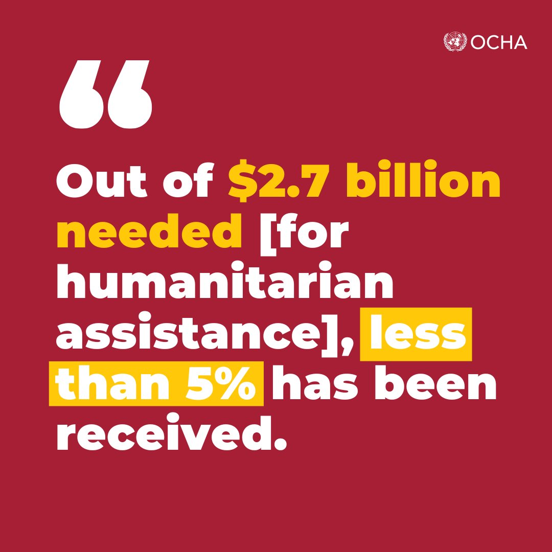 As we approach the 1-year anniversary of the conflict [in #Sudan], we cannot make clearer the desperation that civilians are facing. The conflict has already precipitated in the world's largest internal displacement crisis: 6.5M people. @EdemWosornu 👇 reliefweb.int/report/sudan/m…