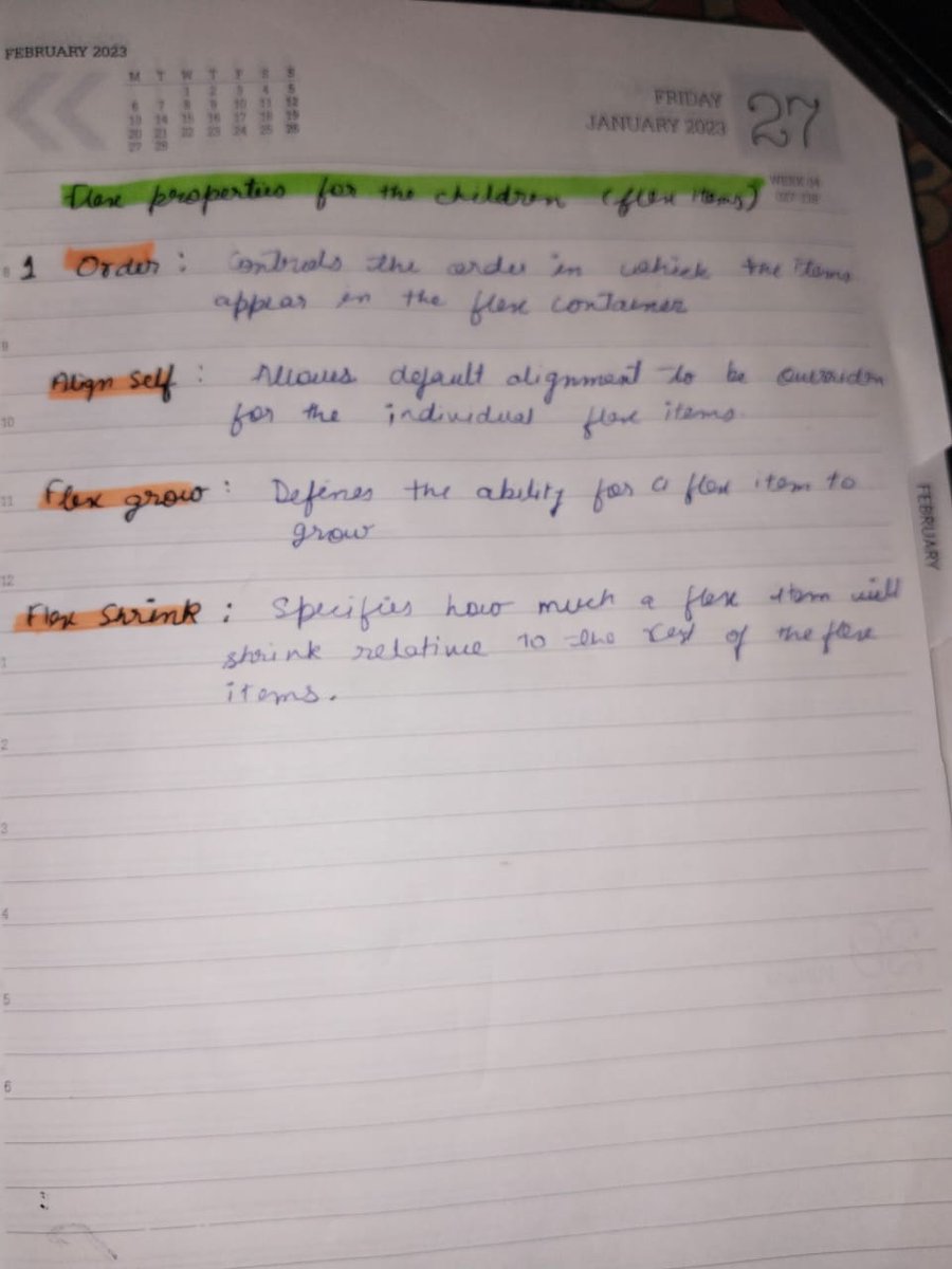 Muskaann29's tweet image. #100DaysOfWebDev
Notes for day-12