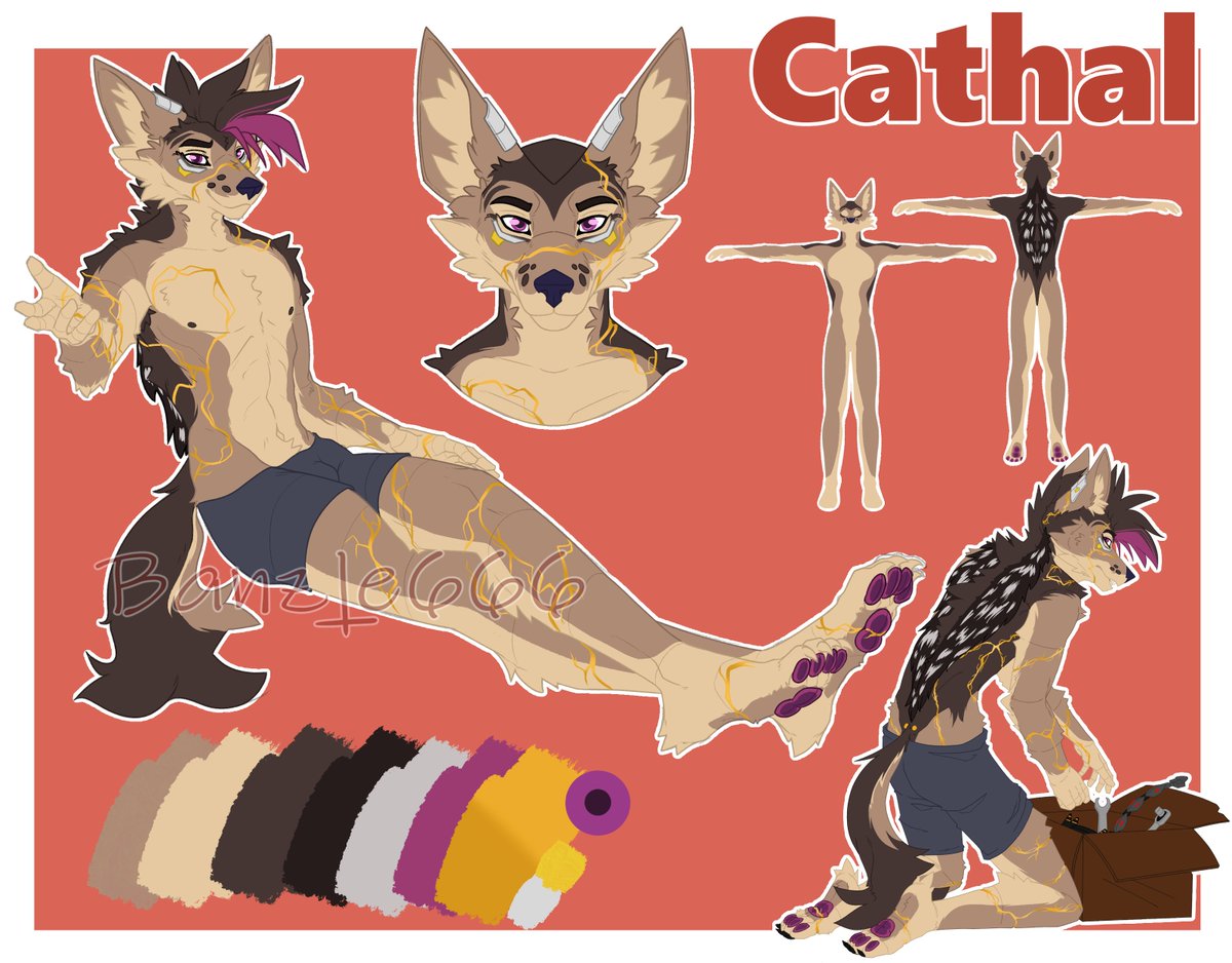 banzie6661's tweet image. Finished gift for @zerbImmelmannAD
#furry #furryreference #myart #gift