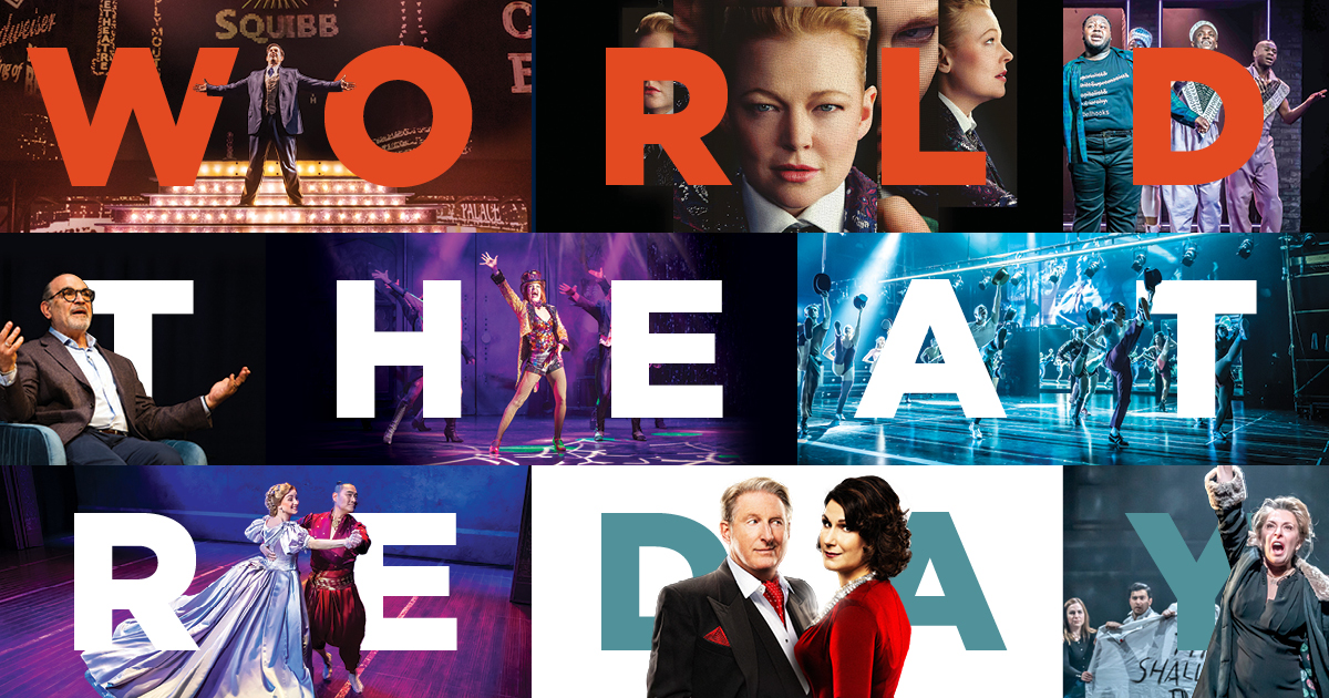 ✨🎭Happy #WorldTheatreDay from everyone at Trafalgar Entertainment, Trafalgar Theatre Productions and Jonathan Church Theatre Productions! We love live theatre and that special unique shared moment between performers and audiences❤️There's nothing else quite like it!