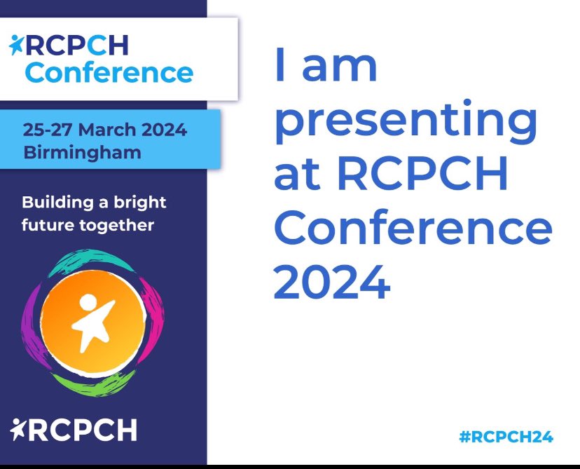 Looking forward to presenting today at #RCPCH24: Multi-agency Safeguarding: Moving from everyone’s responsibility to a collective responsibility with @McManus_M_