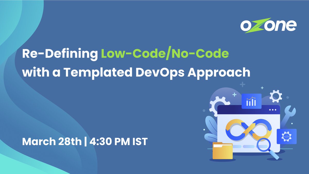 ozone_cloud's tweet photo. Join our webinar to examine how the synergy between #lowcode #nocode platforms and pre-defined task and pipeline templates is transforming #SoftwareDevelopment and accelerating #SoftwareDelivery:

https://t.co/YUJFUPG989

#Webinar #DevOps #CICD #OzoneOne https://t.co/M9O9INOo8Z