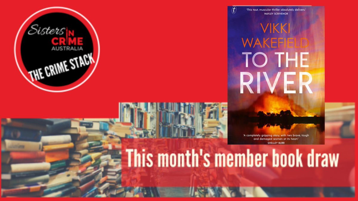 Join Sisters in Crime and you stand to win a copy of To the River, the second thriller by Adelaide writer, Vikki Wakefield. For the March Crime Stack, Text Publishing is kindly offering 20 copies to members. It's a ripper read. buff.ly/3TnLT9K