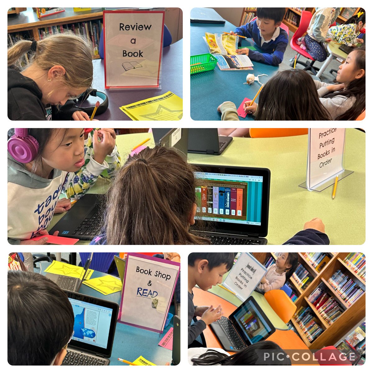 librarian_melia's tweet photo. 2nd graders changed it up today by circulating around the library to try different activities. @LevittsLearners @A_RiveraNY https://t.co/IPveSZYZfa