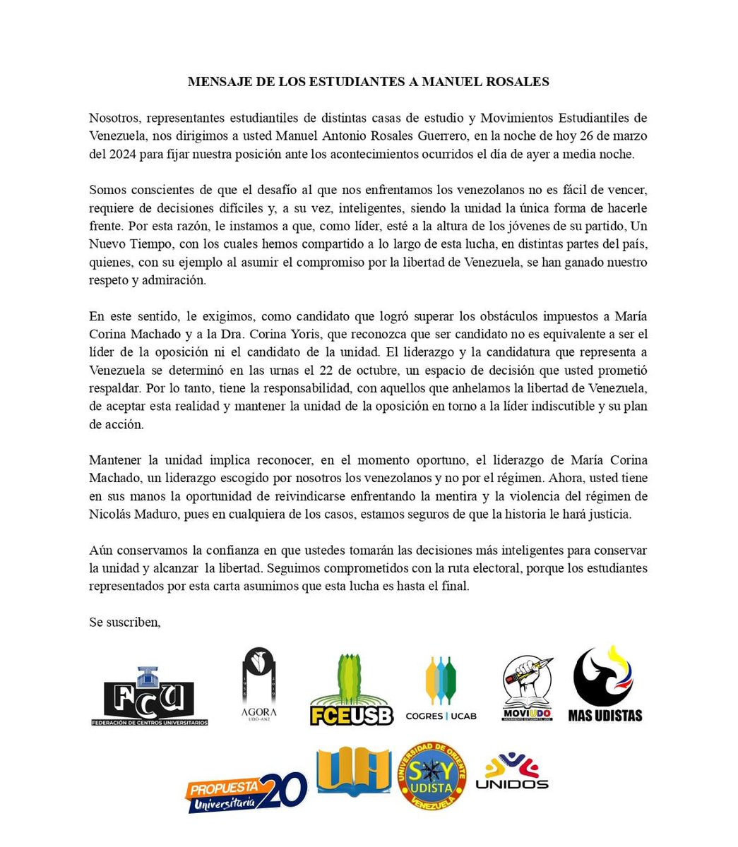 COGRES UCAB tweet media