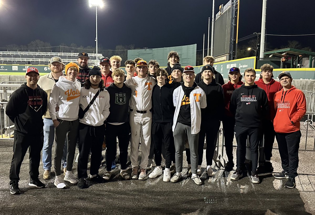 SMHS Baseball (@smrocketbasebal) on Twitter photo The boys went to the Vols baseball game today and got to catch up with Class of 2022 alum <a href="/SneadNate/">Nate Snead</a>
❤️🚀⚾️ The boys went to the Vols baseball game today and got to catch up with Class of 2022 alum <a href="/SneadNate/">Nate Snead</a>
❤️🚀⚾️
