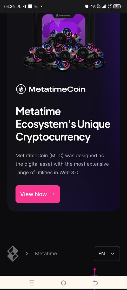 MetatimeCoin Metatime Sisteminin  biricik coinidir.