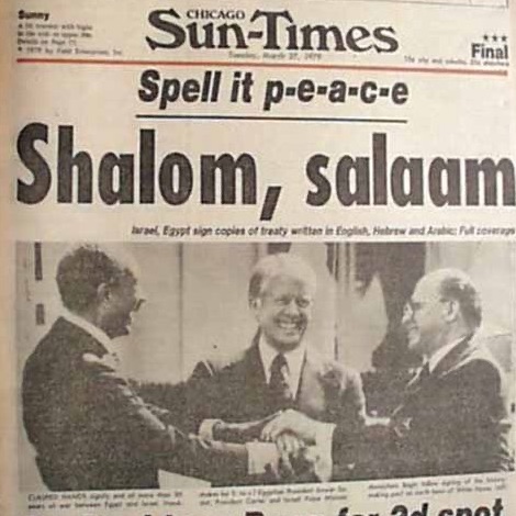#OTD 1979: The Egypt-Israel Peace Treaty was signed by Egyptian President #AnwarSadat and Israeli Prime Minister #MenachemBegin in a ceremony at the White House. avalon.law.yale.edu/20th_century/i… #MiddleEastHistory