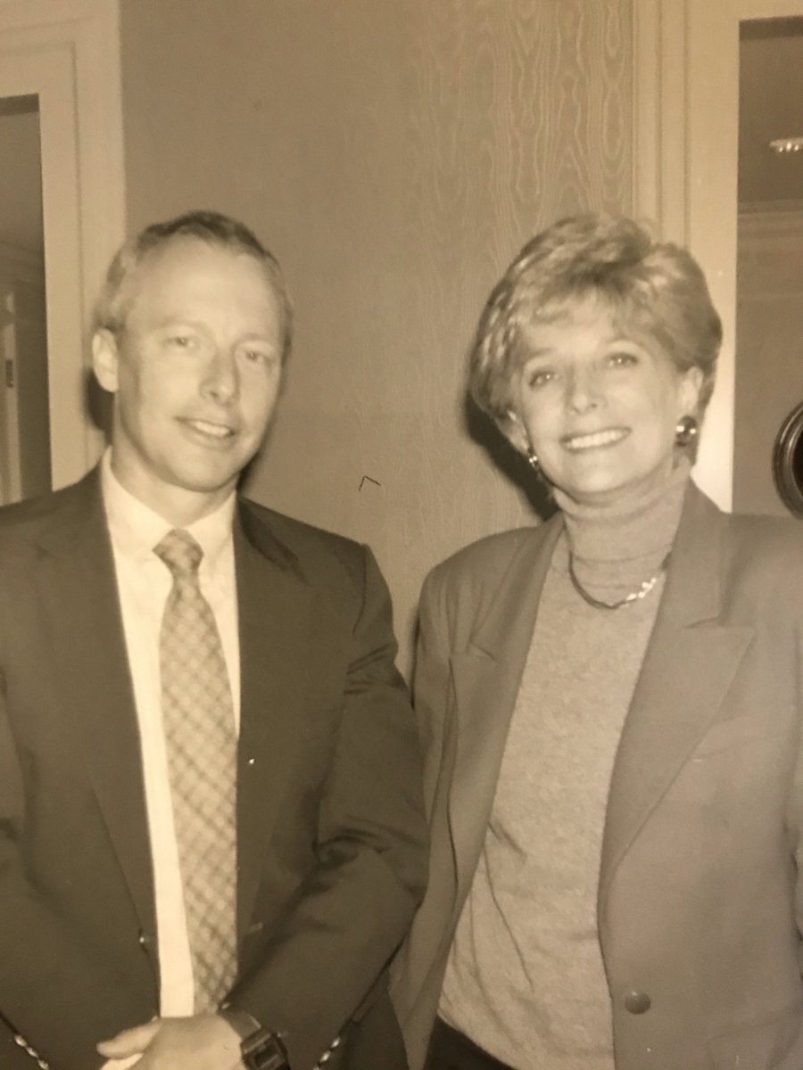 I did get a photo with #LesleyStahl. 😂What I remember is Lesley was a stressed out mess poorly prepared just being coached and corrected by her producer. The producer phoned me later to say my ideas were #communist! I said “Actually they are more Jeffersonian’ @DisInfoChron