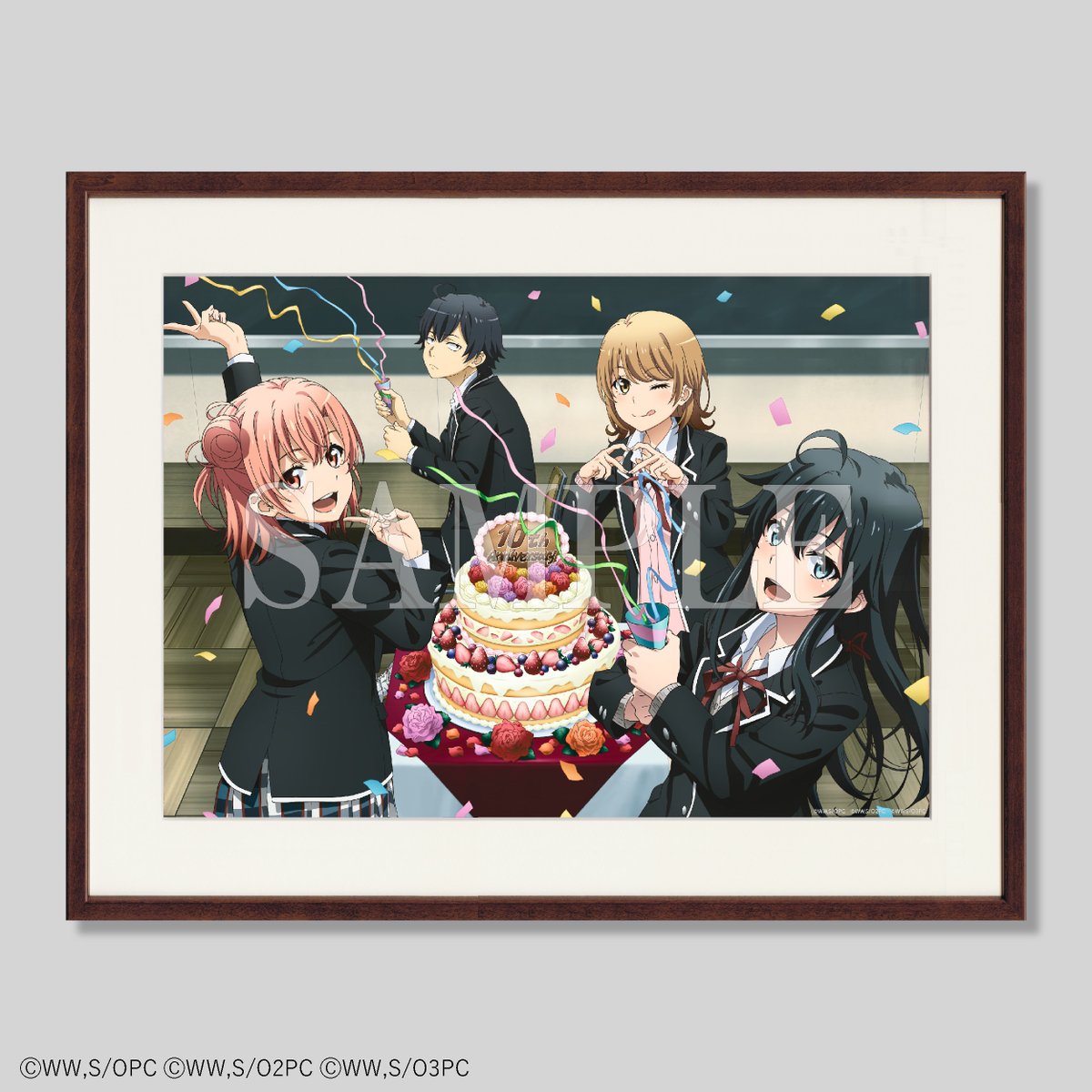 🐱#TVアニメ俺ガイル展 グッズ情報🐶 □ミストグラフ(全2種) 展示会