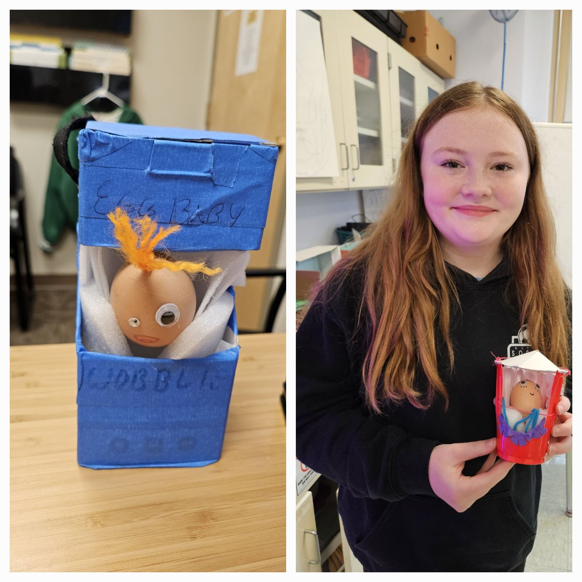 Thoroughly enjoying the amazing egg babies that Mrs. Power's FACS classes are "raising!" <a href="/MrsAPowers15/">Aly Powers</a> #naplecsd