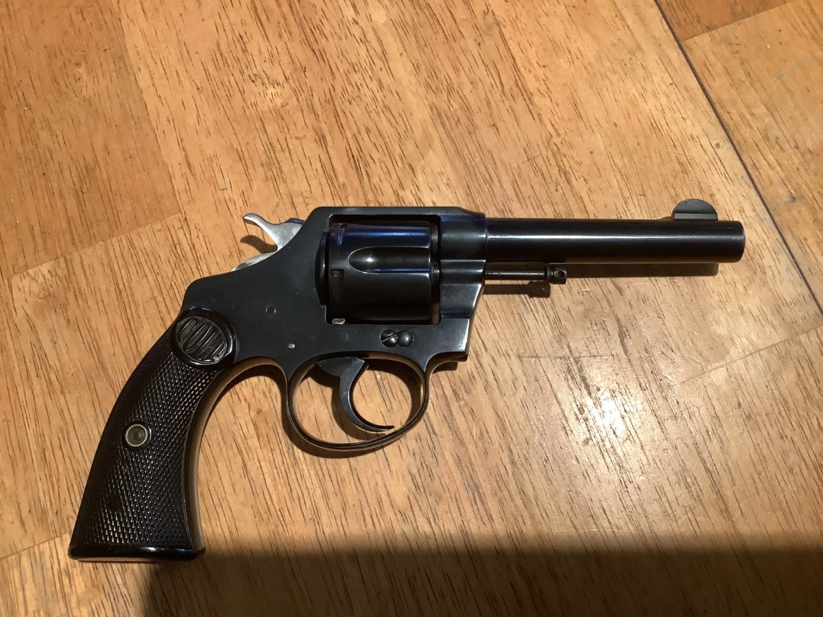 guardhog's tweet photo. sometimes i get so angry while thinking about Overwatch 2 that i have to take this revolver out of my desk and grip it really tight for a few minutes until i calm down https://t.co/0fPtzWeAZf