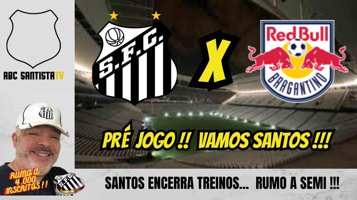 ABCSANTISTATV1's tweet photo. VIDEO PRÉJOGO SANTOS X RB BRAGANTINO, SEMIFINAL DO PAULISTÃO 2024! 
https://t.co/Mn01tQNjWt

#sfc #santos #santosfc #noticiasdosantos #falandodesantos #campeonatopaulista2024, https://t.co/uaN0aCeztc