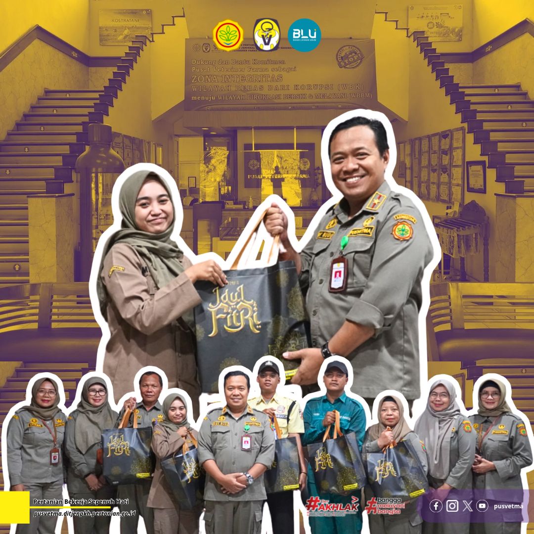 pusvetma's tweet image. Balai Besar Veteriner Farma Pusvetma: Mengukir Berkah Ramadan dengan Kepedulian dan Kehangatan, Bersama Seluruh Pegawai.

#pusvetma
#berkahramadan
#BerbagiBersama