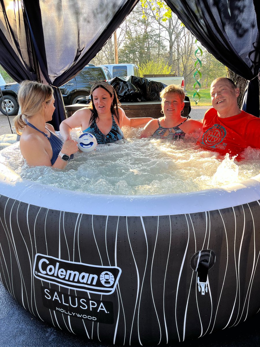 tmbrewer1842's tweet photo. Most relaxing time ever with family, neighbors & friends!! @Bestway gifted me a Coleman Saluspa Hollywood Luxe inflatable hot tub in exchange for an honest review! Thank you Bestway for & a big thank you to @Tryazon
#bestway #BestwayUSA #SALUSPA #InflatableHotTub #inflatablespa https://t.co/tz3BH5FxLk