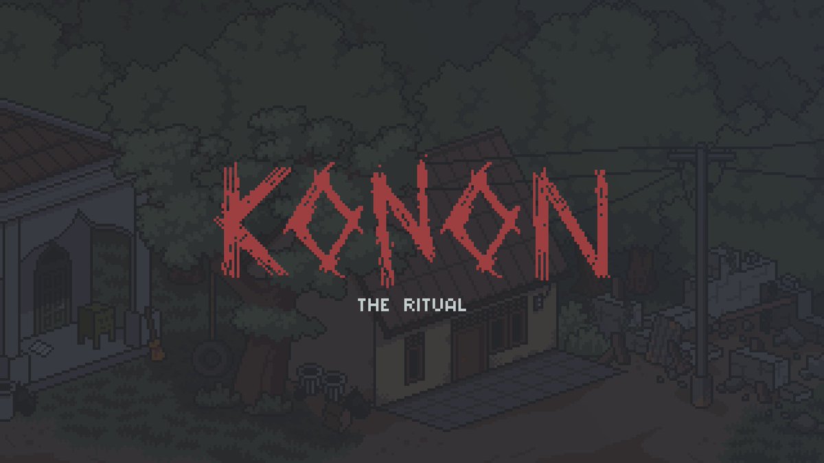 It's official, i'm changing the gamf name now!
ANGKER -> KONON: The Ritual
#pixelart #pixelartist #ドット絵 #indiegamedev #solo_dev #indonesia