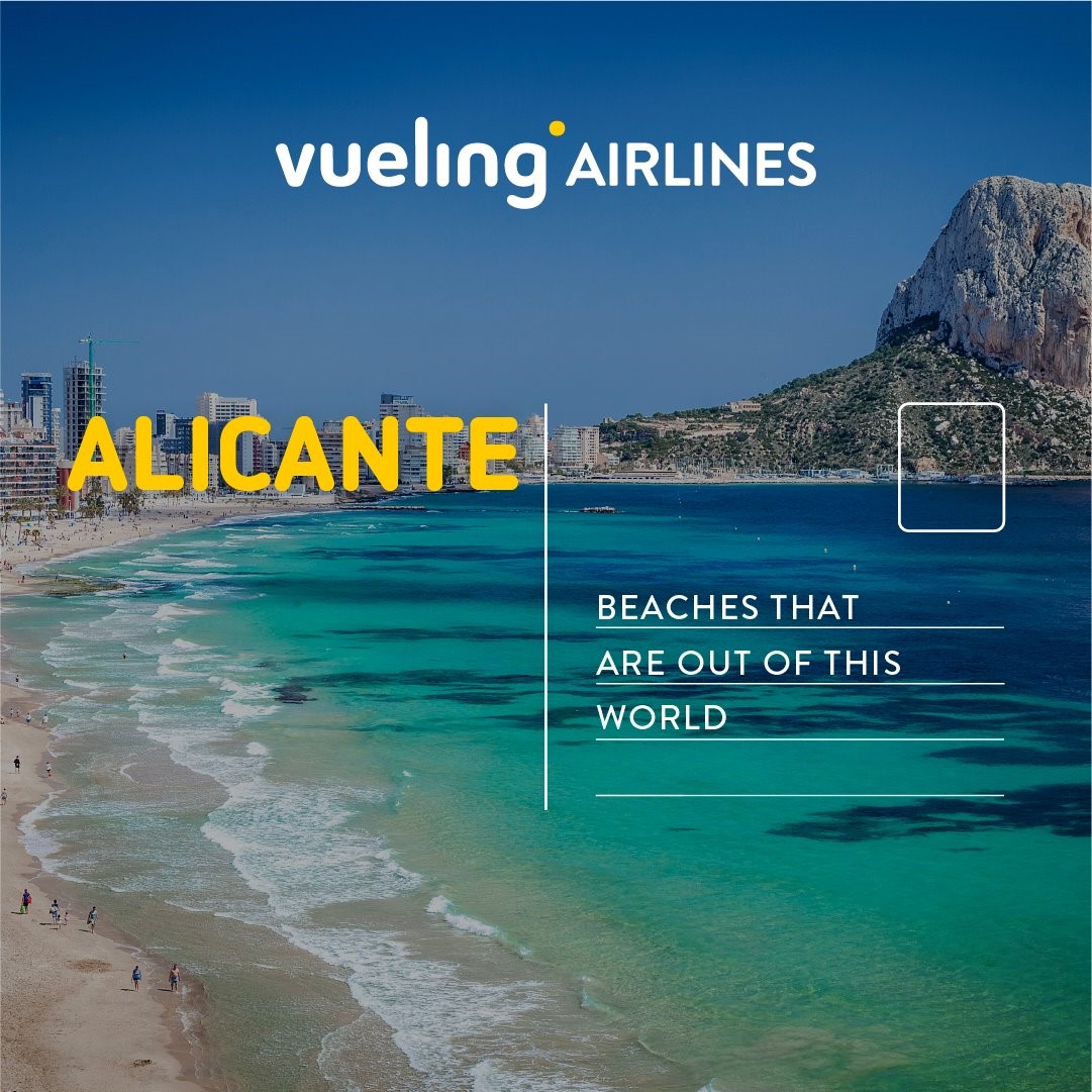 Dreaming of sunny beaches and vibrant city life? Look no further! Book your flights to Malaga and Alicante with Vueling from Cardiff Airport today.💛 We have 5 flights per week: Every Monday, Wednesday and Saturday. Ready to embark on this journey?👇 bit.ly/42SdIu1
