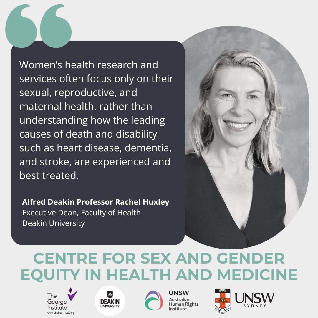 '[Women] are more likely to encounter bias when it comes to addressing health-related issues across their life'. A new national centre will address the underlying binary sex and gender bias in health and medicine that leads to poorer health outcomes. deakin.edu.au/about-deakin/n…