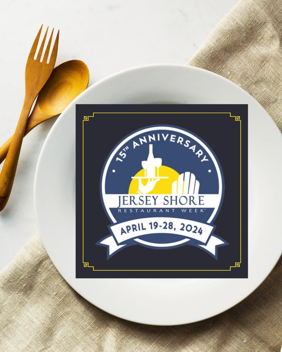 Save the dates, make the reservation! Dive into @JSRWeek from April 19-28 and relish a delightful 3-course meal. Choose your favorites for just $32.24 or $42.24. Bon appétit! More info & participating #monmouthcounty eateries, visit bit.ly/43Dz6DI