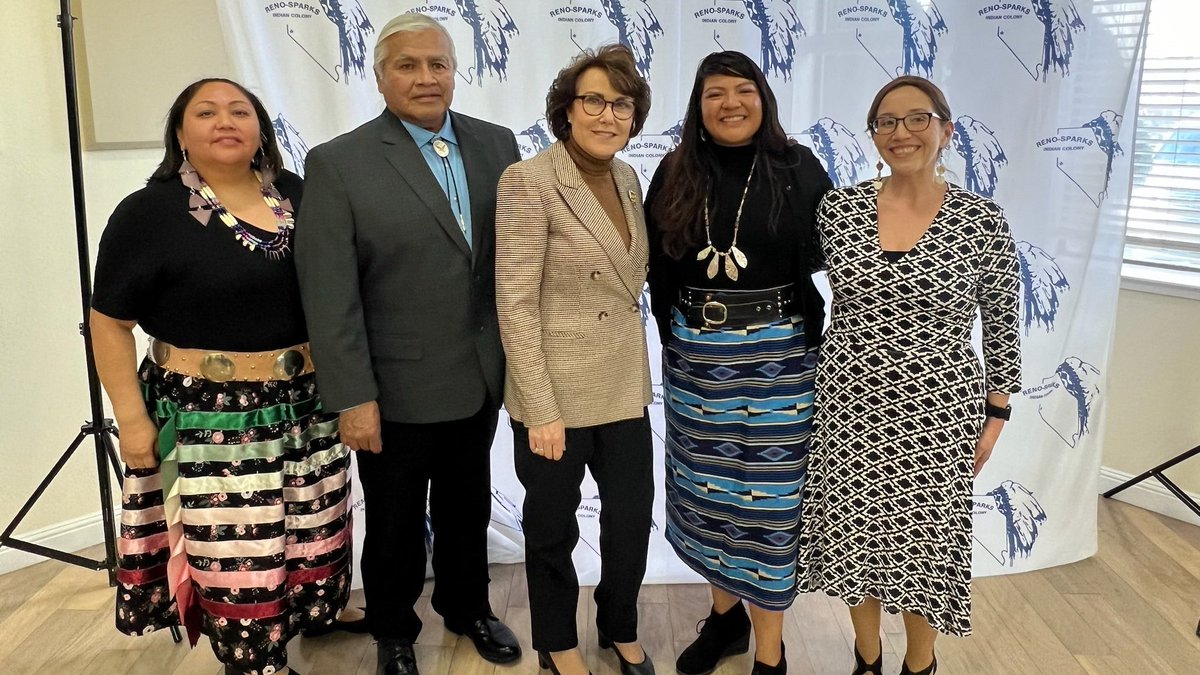 It was great to join the Northern Nevada Tribal Nations to discuss affordable housing, protecting public land, and providing mental health services. I’ll keep working in the Senate to ensure our Tribal communities receive the resources and support they need. Thank you Reno-Sparks…