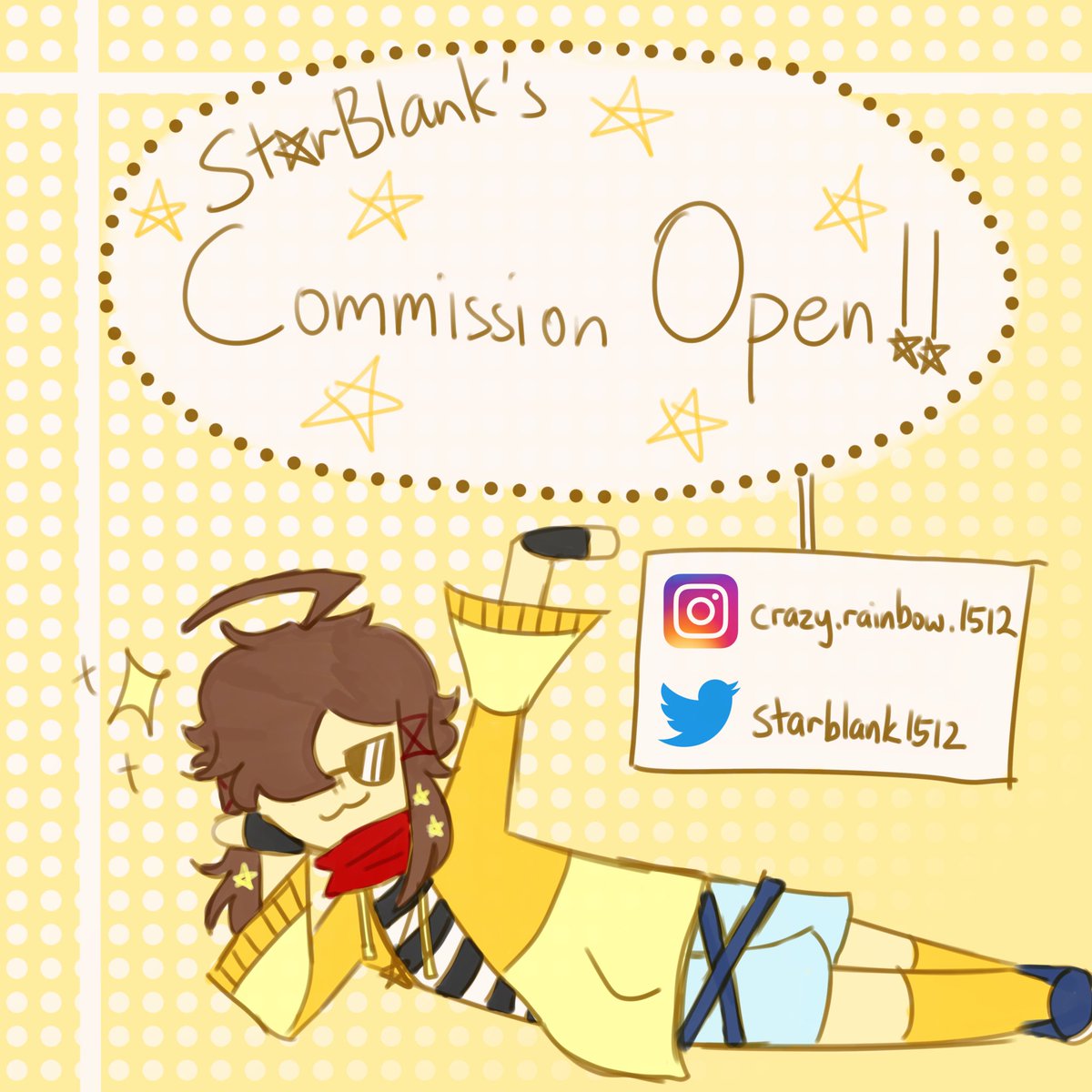 starblank1512's tweet photo. *Slide in and pose* Rizzing y’all to commission me cuz I need to earn money *SMACK SELF*

Anyways informations are in the thread :D
#ArtCommission #commisionsopen https://t.co/00TBYKruj9