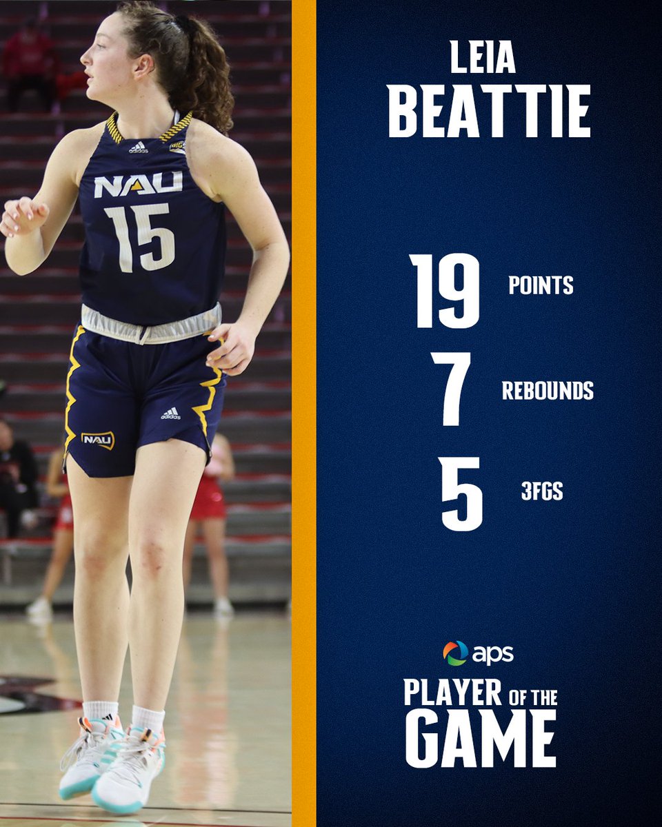 Gave it her all. @LeiaBeattie is tonight's APS Electric Player of the Game! #RaiseTheFlag