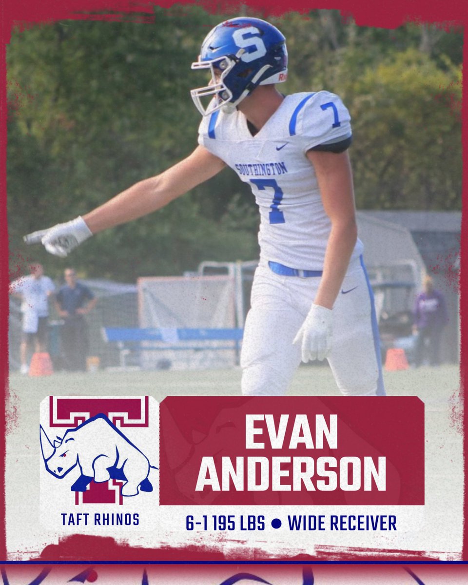 📱<a href="/evan_anderson06/">Evan Anderson</a>
🏠Southington, CT
📽️hudl.com/v/2MjTtg

Athletic outside WR with great hands and precise route running skills. Gritty blocker and mentally tough. Highly productive and will win 50-50 balls in the air.