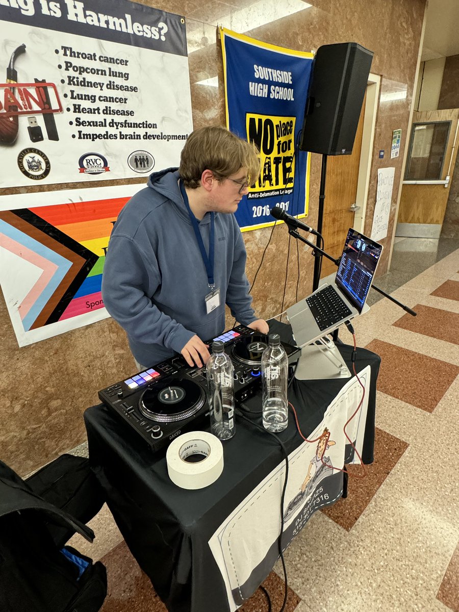 Thank you to Tri-M member Teddy Moore for sharing his talent and filling the halls with his music during Parent-Teacher Conferences!  He’ll be back on April 8th! 
<a href="/RVCSchools/">Rockville Centre School District</a> <a href="/PtaSshs/">SSHS_PTA</a> <a href="/pat_walshEDU/">Patrick Walsh, Ed.D.</a>