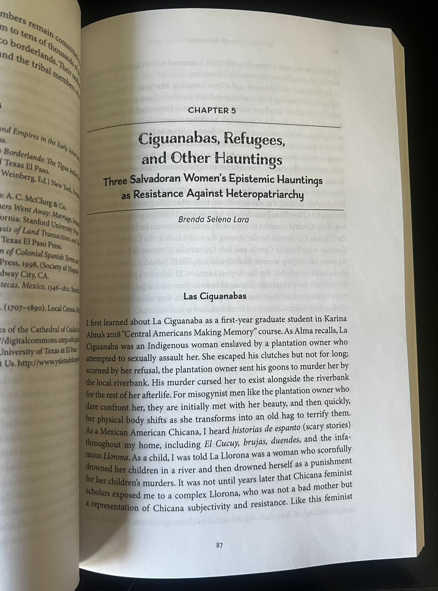 DrBrendaLara's tweet photo. It’s finally here! Thanks @upmiss for making this book a reality! This anthology is filled with so many wonderful essays on ghosts, monsters, and most importantly Latinx stories including my article “Ciguanabas, Refugees, and Other Hauntings.” Pick up a copy if you can! https://t.co/3f3f4iX486