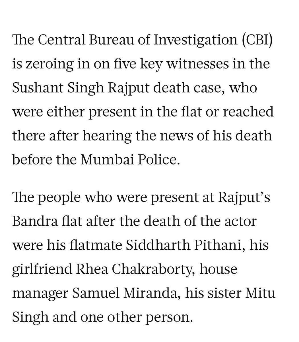 Esther Sassoon Joseph 🪬 (@esther_joseph13) on Twitter photo Hello Team <a href="/CBIHeadquarters/">Central Bureau of Investigation (India)</a>
Do You Have The Phone Location For Rhea Chakraborty For 13th n 14th June 2020???
Was She Present At Mount Blanc???
The Article Says She Was Present…
But Has CBI Interrogated Her???
Rhea Knows All That Happened At Mount Blanc on 13th-14th June Hello Team <a href="/CBIHeadquarters/">Central Bureau of Investigation (India)</a>
Do You Have The Phone Location For Rhea Chakraborty For 13th n 14th June 2020???
Was She Present At Mount Blanc???
The Article Says She Was Present…
But Has CBI Interrogated Her???
Rhea Knows All That Happened At Mount Blanc on 13th-14th June