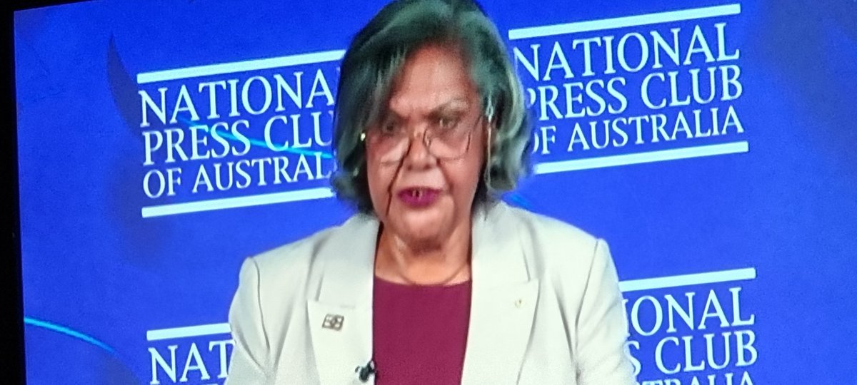 Asked #JuneOscar about #TheVoice, she replied, 'The Nation Lost that Opportunity.'

#NPC #auspol #HumanRights 
#IndigenousVoices