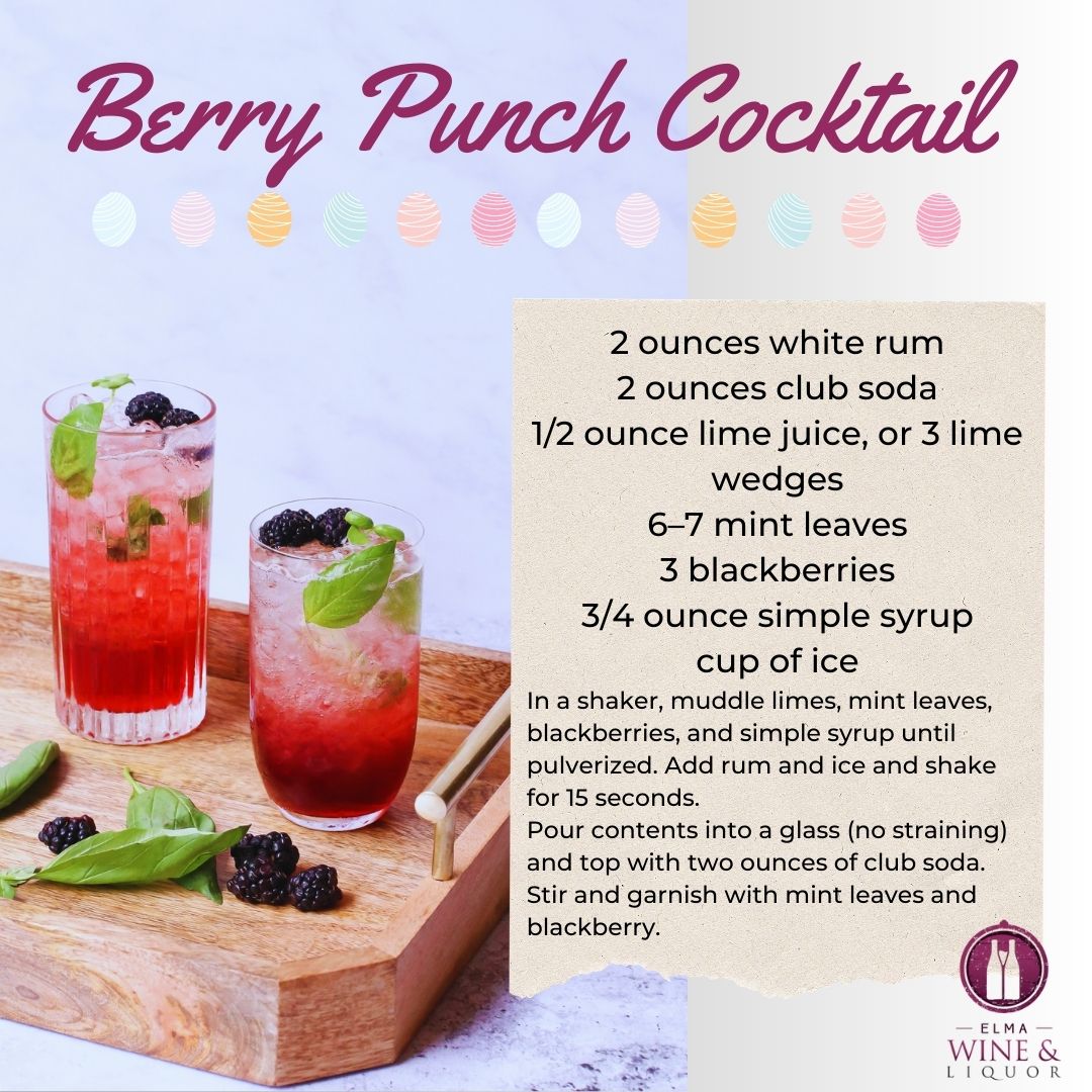 ElmaLiquor's tweet image. 🐰Planning your menu for Easter brunch? This fresh and fruity cocktail hits the spot!🍹💐⁠
⁠
#elmaliquor #springcocktail #rumpunch