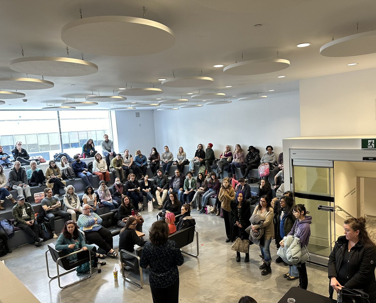 Important visit from <a href="/tdsb/">Toronto District School Board</a> <a href="/rjdurocher/">Robert Durocher</a> and team to see #ShelleyNiro exhibition, grateful for your trippin’ with <a href="/TheAGH/">The Art Gallery of Hamilton</a> @BeckieDiLeo <a href="/UIEC_Tdsb/">UIEC_TDSB</a> <a href="/TDSB_Arts/">TDSB ARTS Dance Drama Music Media Arts Visual Arts</a>