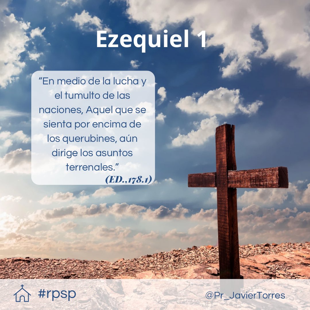 #rpsp | Ezequiel 1

Más allá de las adversidades que rodeen tu vida la mano de Dios se hace presente (v.3)

Recuerda, es bajo la dirección del Espíritu de Dios que su soberanía se hace presente en todo (v.20,21). Él está por encima todo, confía en él.

#PrimeroDios