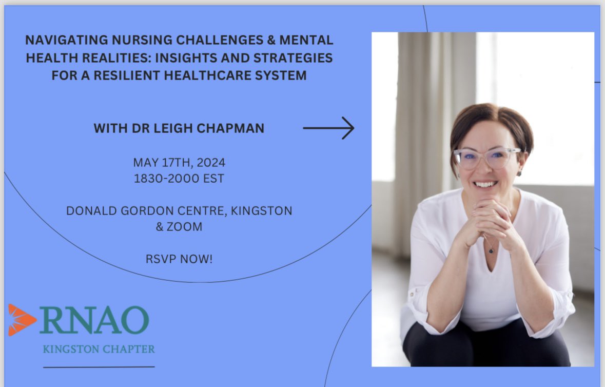 Save the Date! An exciting event coming soon. Stay tuned for registration details. #nursesweek @RNAO @LeighChappy