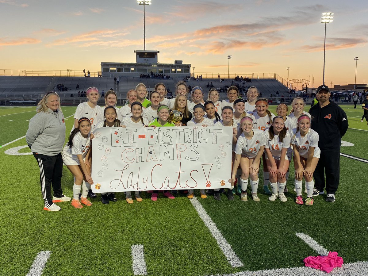 Ladycats are Bi-District champs with a 7-0 win over Everman. Ally Weimer ⚽️⚽️🅰️ Emery Thompson ⚽️ Emaree Gibson ⚽️🅰️ Georgia Zirbser ⚽️ Kylee Vandiver ⚽️ Reagan Tomlin ⚽️ Hailey Vandiver 🅰️ Ainsley Elmore 🅰️ Katie Cox 🅰️ Baylee Velarde 🅰️ Shutout for Ava Fennell
