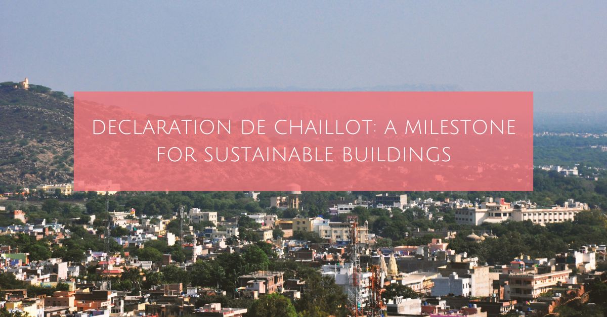 The Buildings and Climate Global Forum saw ministers from 70 countries sign and adopt the Declaration de Chaillot - a collective commitment to a just transition to sustainable buildings. 
Know more 
zurl.co/Timk
#BuildForClimate