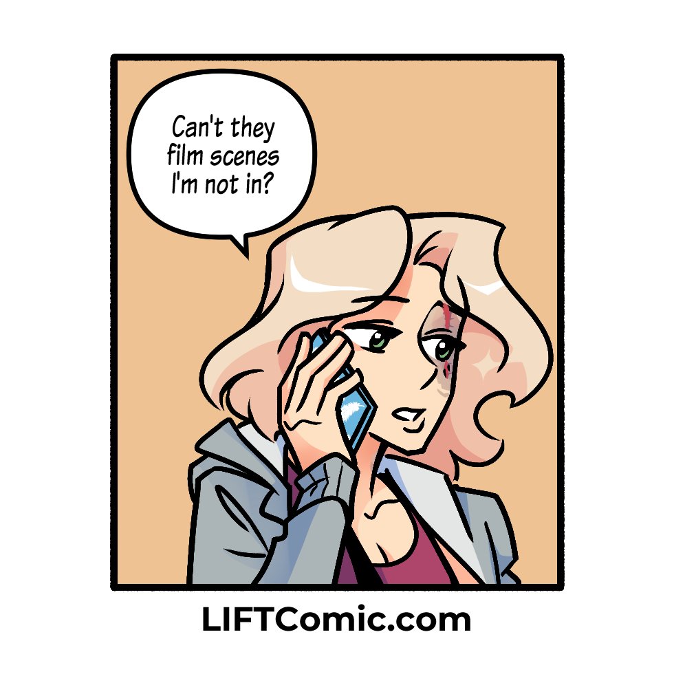 Sylvia's got some tough decisions to make soon. New Living in Future Tense update today!

NEW PAGE: liftcomic.com