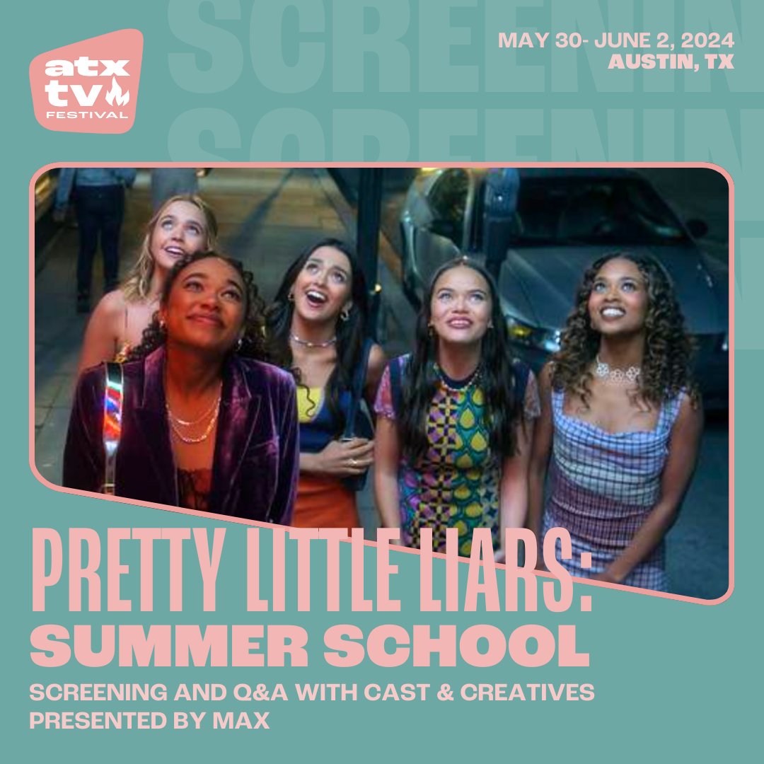 THIS JUST IN! @HBO & @StreamonMax are behind a trio of shows coming to #ATXTVs13: #JulioTorres' #Fantasmas, #Industry Season 3, #PLLSummerSchool In addition to Julio, @industryhbo's Myha'la Herrold @konradmkay & @mnadown will attend (#PLL TBA) More info: atxfestival.com