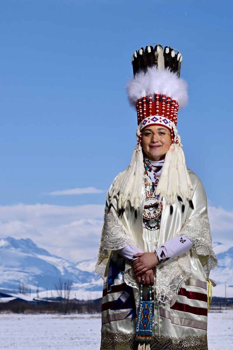 It was a privilege to photograph @lily_gladstone receiving a stand-up headdress on the Blackfeet Reservation. Gladstone ‘08, was the first indigenous person to win a Golden Globe and was Oscar-nominated for her work in “Killers of the Flower Moon” | March 26, 2024 |