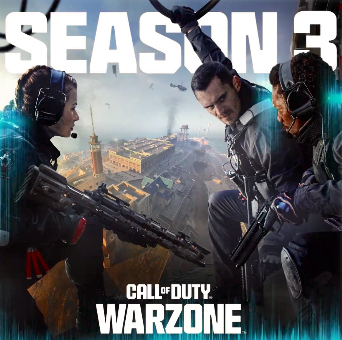 Stop what you’re doing! The first Season 3 artwork is out! And it’s time to escape back to Rebirth Island 🪂 

Get all your Call of Duty #Warzone homies, minus the cheaters, &amp; hop in on April 3 💥 🗓️